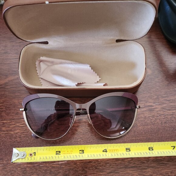 Longchamp Paris LO120S Cat Eye Sunglasses 58 16 140 New - Picture 1 of 5